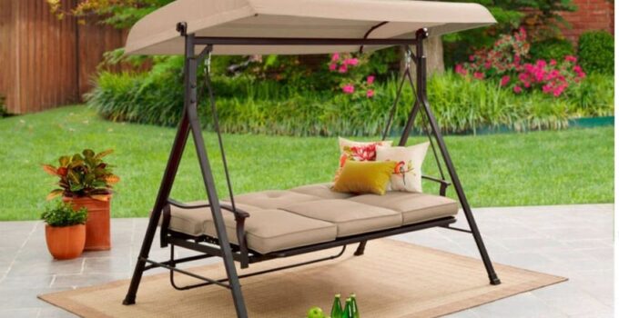 There is no Perfect Garden Without a 3-Seater Patio Swing