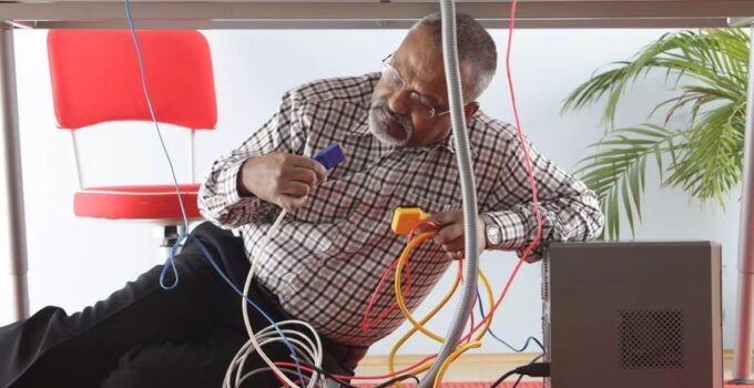 Under Desk Cable Management Tips for a Clean Organized Look