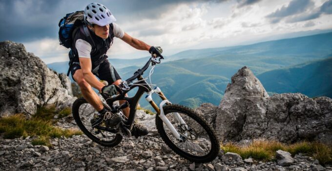 Bike down from the top of Mount Kilimanjaro