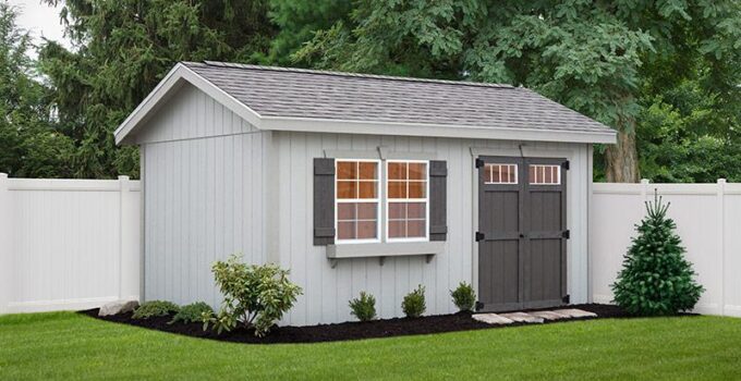 Building 14×24 Gable Shed in Your Garden