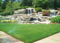 Home Improvement: Backyard Garden Design with Natural Waterfall