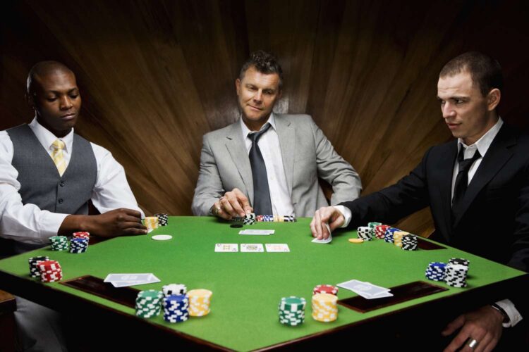 Arriving on Time - playing poker