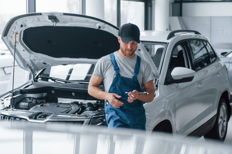 mechanic look on wrench