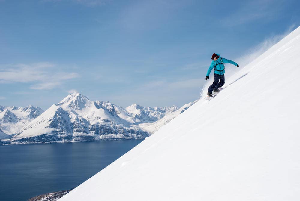 Snowboarding in norway