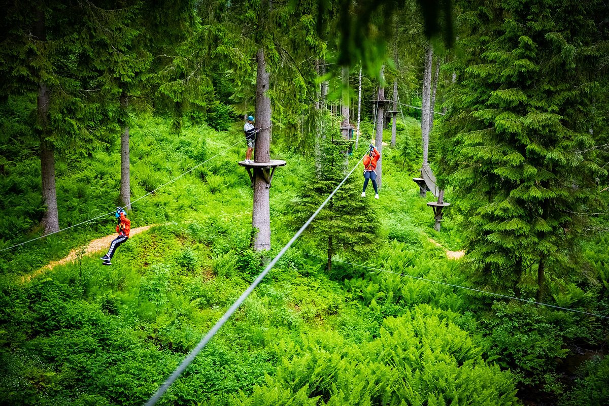 Zip line in Norway